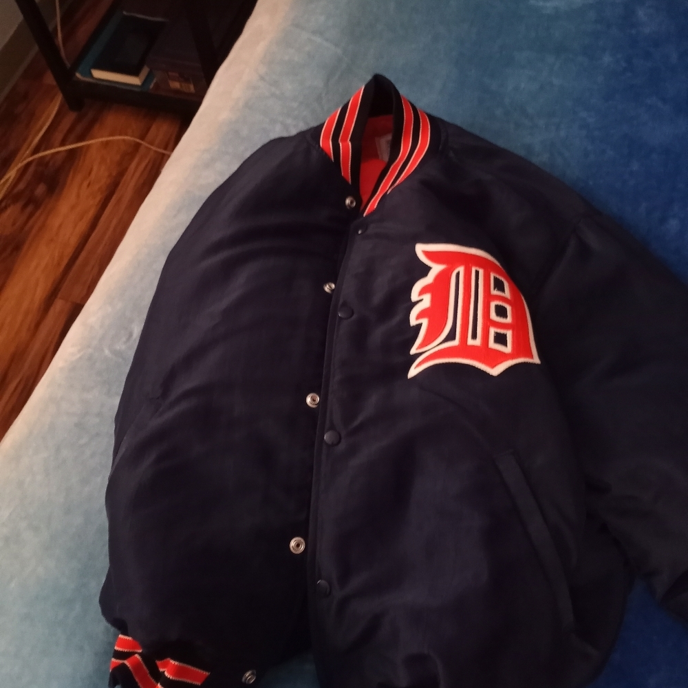Detroit tigers diamond starter jacket